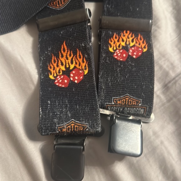 Vintage Harley Davidson Suspenders - Picture 4 of 4